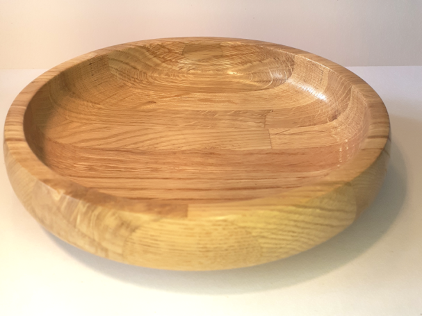 Simple oak bowl