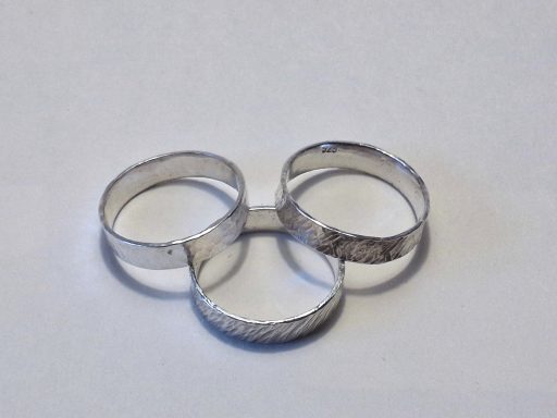 Textured rings