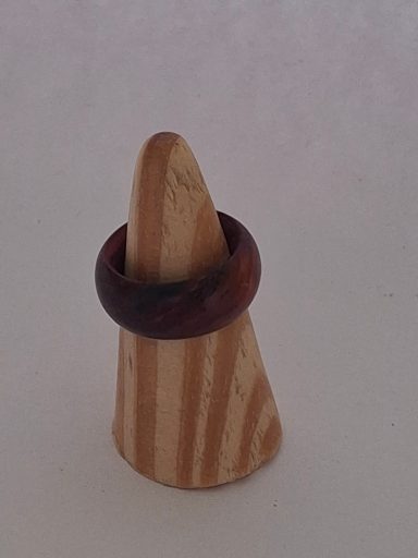 Unlined exotic wood ring