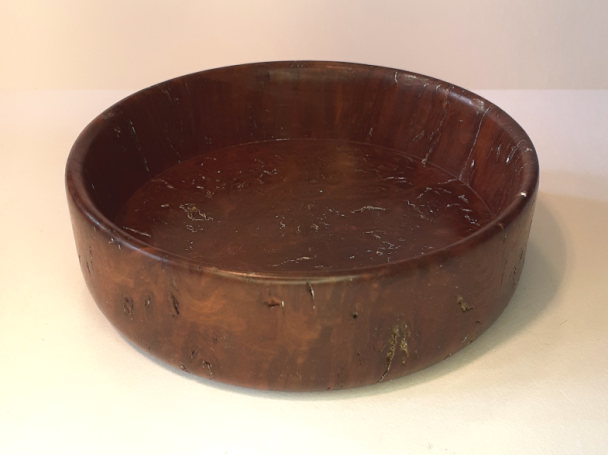 Walnut burr bowl