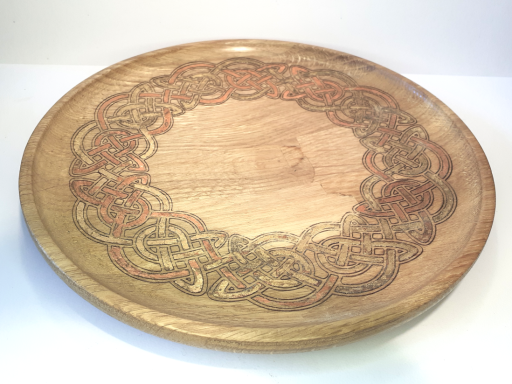 Celtic knot platter