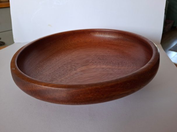 Simple sapele bowl